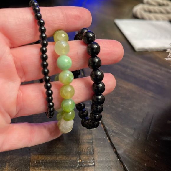 Bohemian Vitality Protection Bracelet Trio - Picture 3 of 8